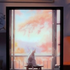 Cat sit beside window